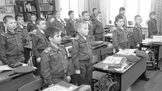 Изюминка школ — кадетские классы. Фото пресс-службы губернатора и правительства НСО