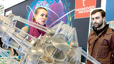 Сибирские разработки заняли достойное место на выставке.  Фото предоставлены делегацией Новосибирской области на Hannover Messe — 2013