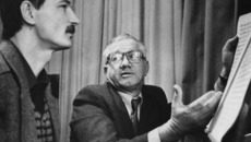 Аскольд Муров со своим учеником — композитором Сергеем Кравцовым. Фото предоставлено колледжем им. А.Ф. Мурова