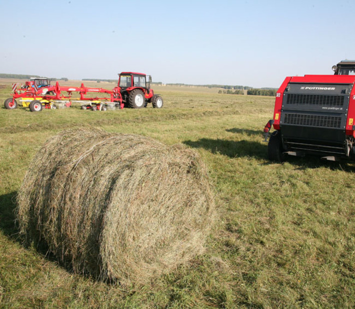 С такой техникой да травами… Фото Бориса МОСКВИНА
