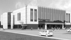 Проект фехтовального центра. Фото предоставлено управлением капитального строительства Новосибирской области