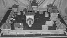 Макет Чаусского острога. Фото с сайта www.nso.ru