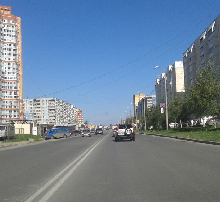 Район Гусинобродского шоссе быстро развивается.  А новая транспортная схема упорядочит этот процесс. Фото Николая САМСОНОВА