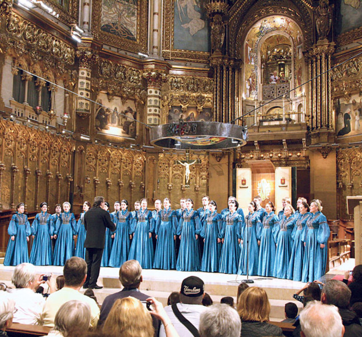 Духовный центр Каталонии, дароприношение Святой Деве Монтсеррат