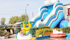 Парк аттракционов в районном центре. Фото предоставлено администрацией Купинского района