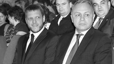 Владимир Знатков и Евгений Пономарёв (слева)