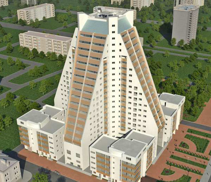 Жилой комплекс «Пирамида». Фото с сайта rbc.ru