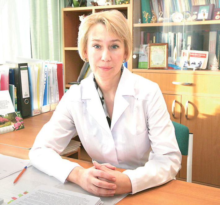 Главный врач Городской клинической инфекционной больнице № 1 Лариса ПОЗДНЯКОВА