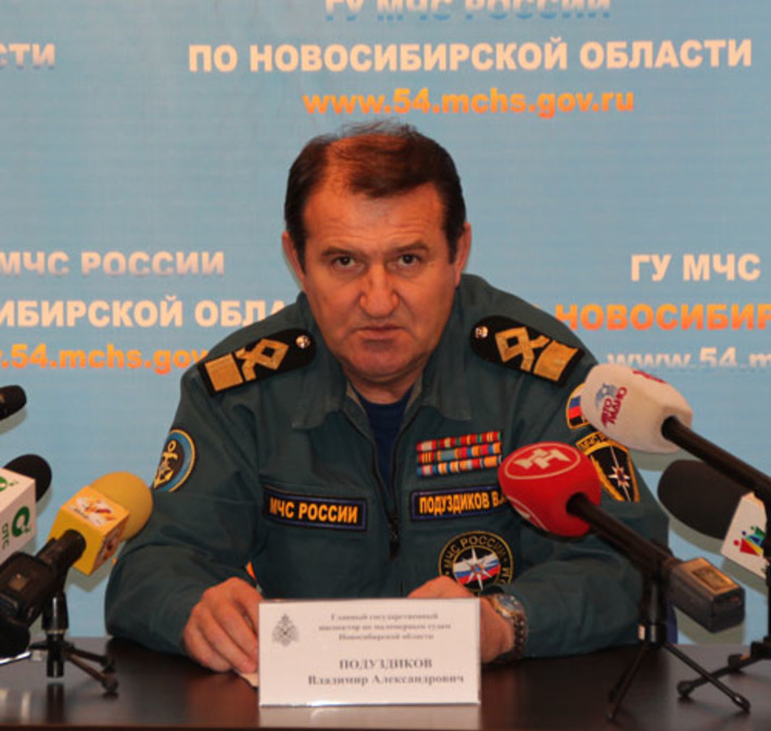 Начальник отдела ГИМС ГУ МЧС России по НСО, главный госинспектор по маломерным судам региона Владимир ПОДУЗДИКОВ