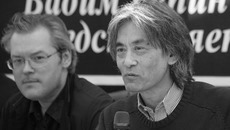 Вадим Репин и Кент Нагано. Фото Михаила ПЕРМИНА