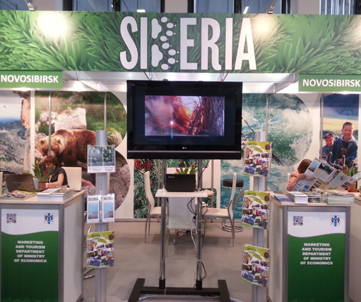 За десять лет число туристов, побывавших в Новосибирской области, выросло в десять раз. Выставка в Берлине показала, что интерес к Сибири у иностранцев высок. Фото предоставлено пресс-службой губернатора и правительства НСО
