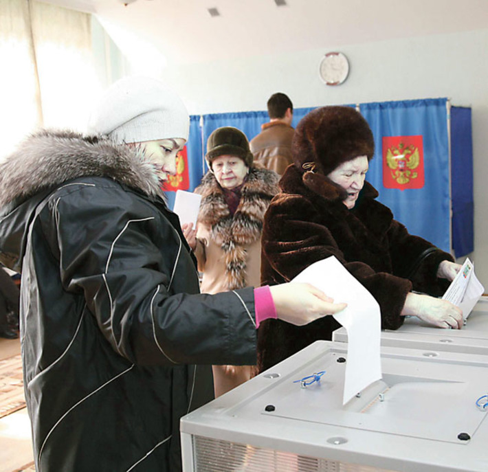 Все готово ко дню голосования. Фото Михаила ПЕРМИНА