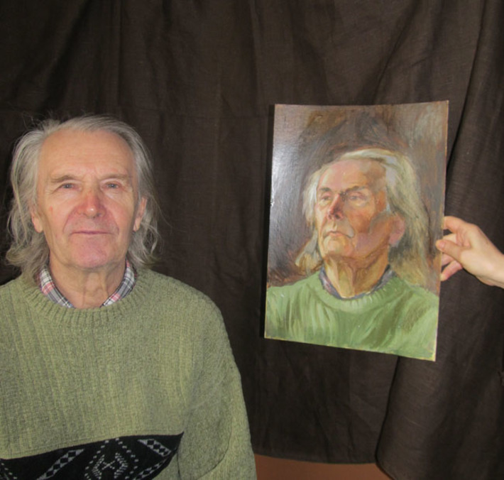 Натурщиками могут стать люди всх возрастов. Фото Виталия МАСЛЮКА