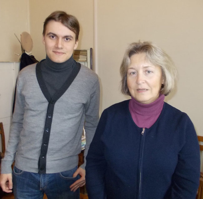 Основатели соцсети Splayn Сергей Уваров и Марина Карасева в НГК им. Глинки
