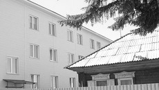 Семья из этого частного дома была вынуждена съехать — в их окна больше не попадает солнце. Фото Михаила ПЕРМИНА