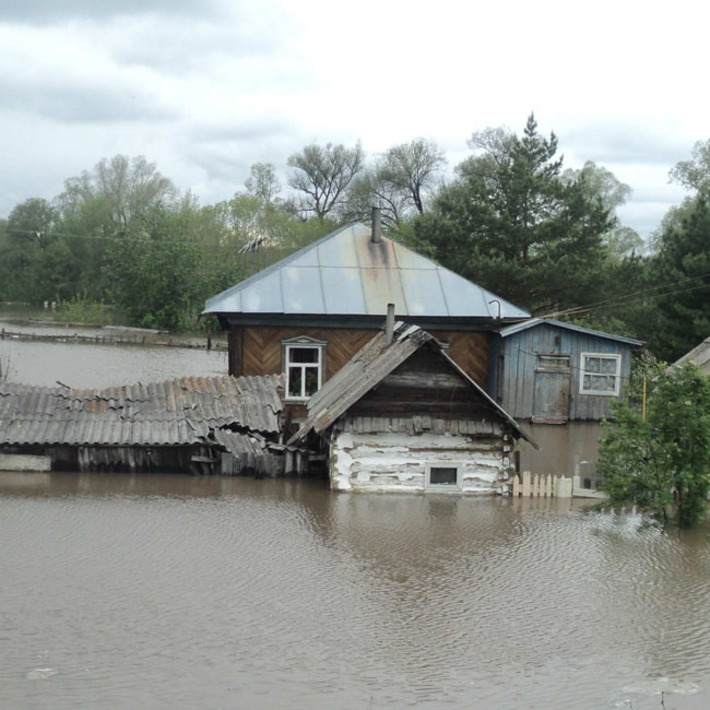 Большая вода на Алтае. В Новосибирской области подобного не ждут. Фото Алевтины АГАЛЬЦЕВОЙ