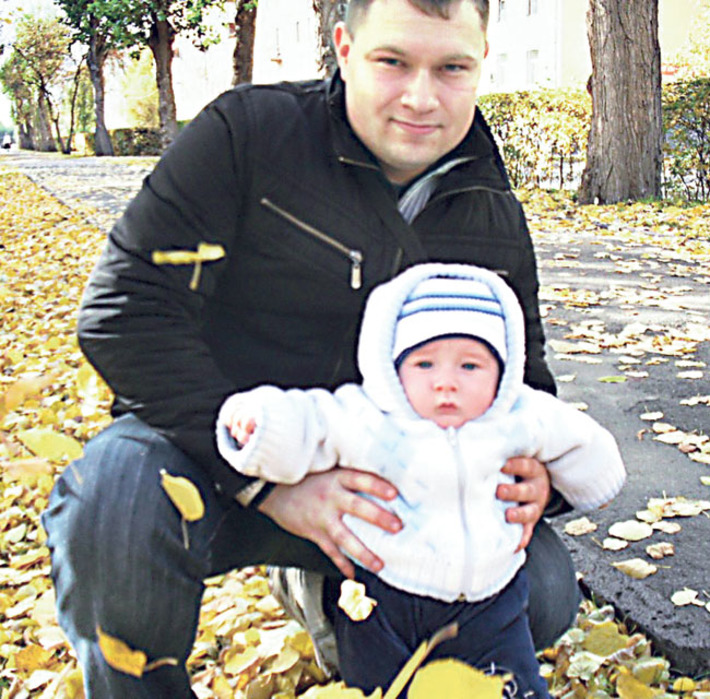 Руслан с сыном Ярославом