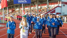 В разгаре парад открытия игр. Фото Владимира СТОЯНОВА