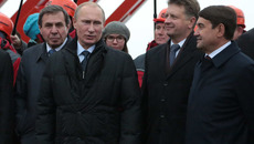 На открытии Бугринского моста. Фото Михаила ПЕРМИНА