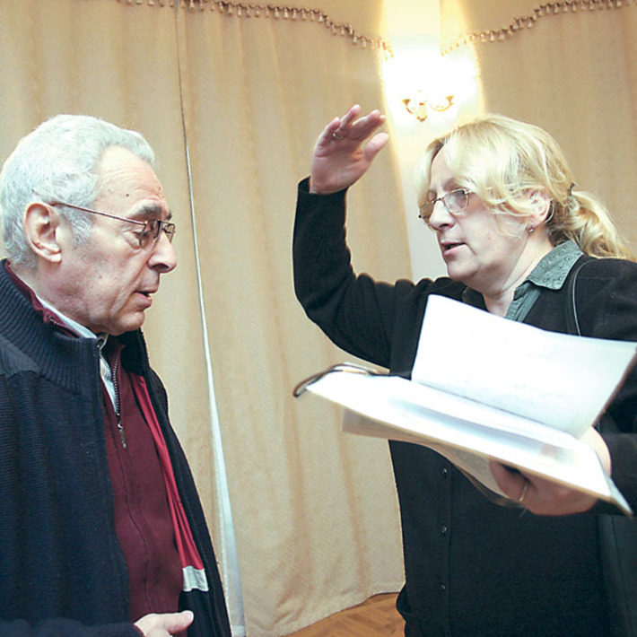 Беседа с Арнольдом Михайловичем Кацем о высоком. Фото Валерия ТИТИЕВСКОГО