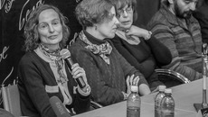 Прямой диалог писателей с читателями на фестивале. Фото предоставлено НГОНБ