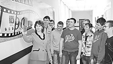 Инициативная группа по сбору и оформлению истории лицея. Фото предоставлено аграрным лицеем