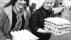 В областном центре прошла общегородская предпасхальная продовольственная ярмарка. Фото Бориса МОСКВИНА