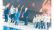 Торжественное открытие спорткомплекса – одного из крупнейших в Западной Сибири