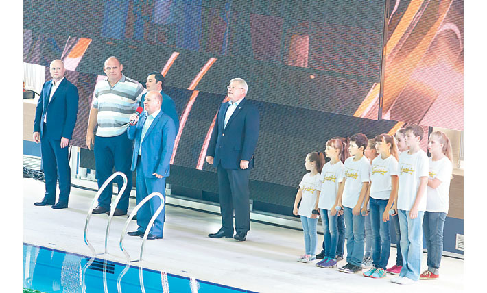 Торжественное открытие спорткомплекса – одного из крупнейших в Западной Сибири