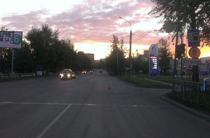 Фото с места ДТП предоставлено ГИБДД Новосибирска
