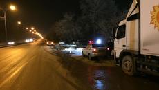 Фото с места ДТП предоставлено ГИБДД Новосибирска 