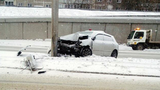 Фото с улицы Ипподромская предоставлено ГИБДД Новосибирска