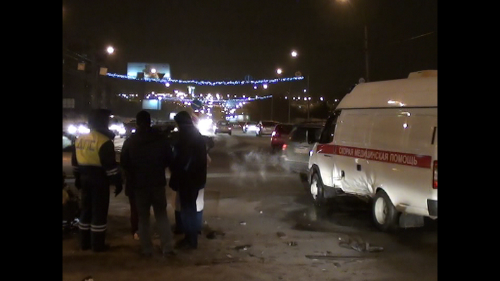 Фото с места предоставлены ГИБДД Новосибирска 