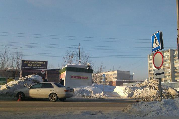 Фото с места ДТП предоставлены ГИБДД Новосибирска