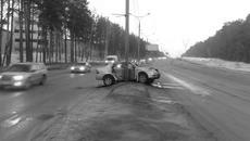 Фото с места ДТП предоставлено ГИБДД Новосибирска