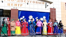 Хор казачьей песни «Каинский Пас», под руководством Николая Томина. Фото Раисы Акилиной