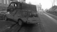 ДТП на улице Лобова. Фото предоставлены ГИБДД Новосибирска