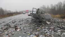 Фото с места ДТП предоставлены ГУ МВД по НСО