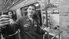 В вагоне-музее можно ознакомиться с историей движения новосибирских студенческих отрядов с 1962 года. Фото с сайта nso.ru