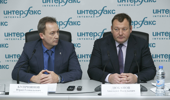 Юрий Куприянов(слева) и Анатолий Дюбанов рассказали о ходе реализации проекта УЦН в Новосибирской области