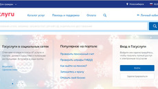 Скриншот сайта gosuslugi.ru