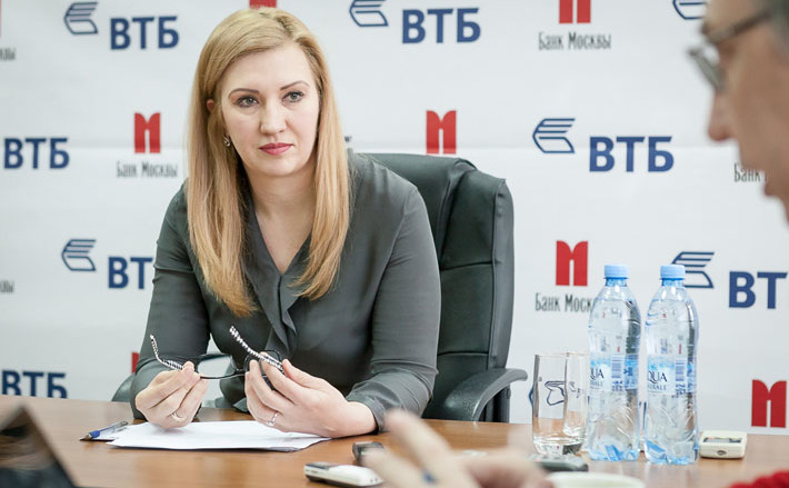 Руководитель розничного филиала банка ВТБ Елена Зайцева