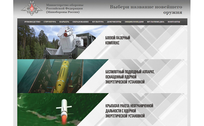 Скриншот сайта vote.mil.ru