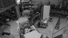 Бустерное кольцо уникального ускорительного комплекса электрон-позитронных коллайдеров ВЭПП-4 — ВЭПП-2000. Фото Юрия Хомича
