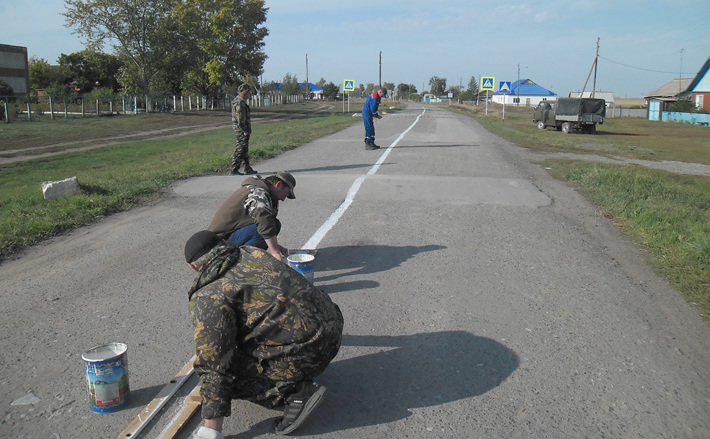 Так ремонтируют дороги в Палецком