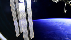 Рассвет. Фото космонавта Роскосмоса Сергей Кудь-Сверчков, с сайта roscosmos.ru