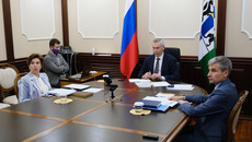 В заседании коллегии Минобрнауки РФ, помимо главы Новосибирской области, приняли участие вице-губернатор Ирина Мануйлова и министр науки и инновационной политики Алексей Васильев. Фото: nso.ru