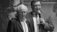 В. Ф. Балачан и В. Ф. Хританков, председатель Куйбышевского землячества, почетный гражданин Новосибирской области
