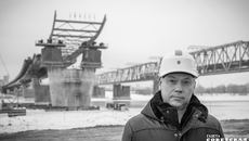 К концу 2021 года техническая готовность четвертого моста через Обь достигнет 45 процентов, а через год сооружение должно быть запущено в эксплуатацию. В минувшее воскресенье глава региона лично проконтролировал ход строительства. Фото: Андрей Заржецкий