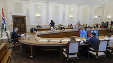 В пресс-конференции приняли участие не менее 65 журналистов - в том числе онлайн. Фото: nso.ru